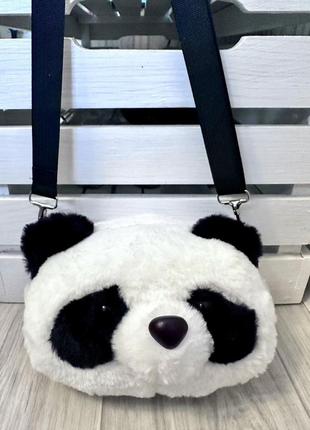 Маленькая детская мягкая сумочка панда  (1336)