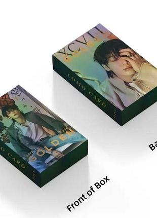Lomo cards laser ломо карты голографические чон чонгук (전정국) jeon jungkook golden бтс bts 55 изображений