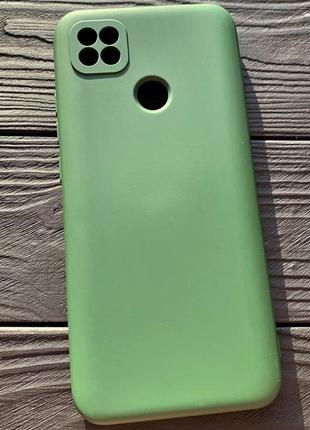 Силіконовий чохол soft silicone case full для Xiaomi redmi note 8t / 10a тёмно-зелёный (бампер)