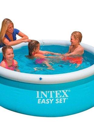 Басейн наливний intex 28101 easy set 183x51см круглий 880 літрів