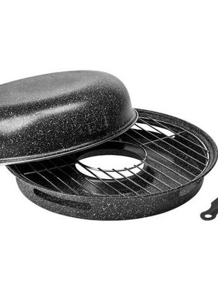Сковорода гриль-газ benson bn-803 с антипригарным мраморным покрытием