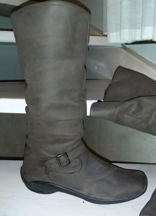 Коричневі чоботи з нубука wolky розмір 43 (28,2 см)