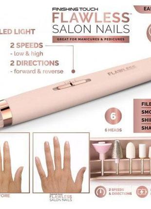 Фрезер для манікюру та педикюру flawless salon nails, ручка фрезер для манікюру. bs-752 колір: рожевий