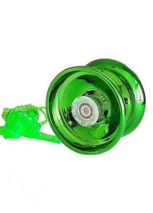 Трюковая игрушка йо-йо (yo-yo) металлическая green