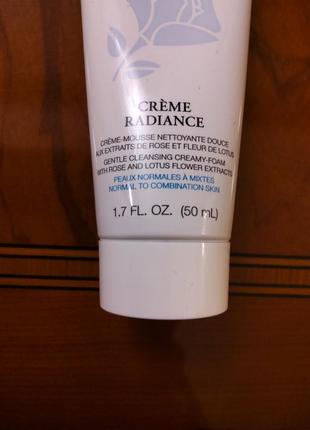 Новая очищающая пенка creme radiant lancome 50 ml1 фото