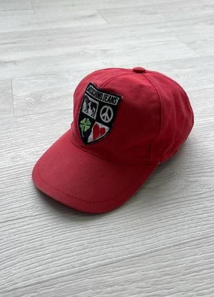 Оригінальна кепка, бейсболка moschino jeans vintage cap red