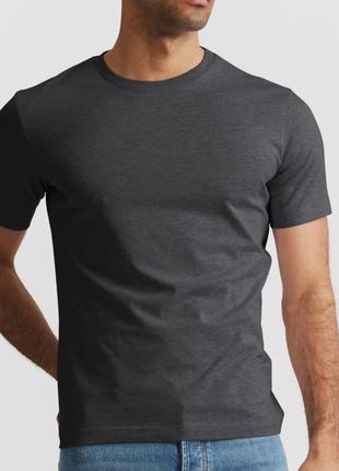 Базовая футболка son of a tailor supima cotton t-shirt night grey