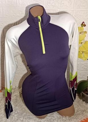 Спортивная  кофта, футболка топ, кроп-топ, рашгард лонгслив