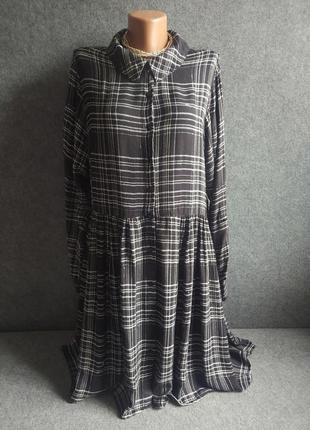 Платье оверсайз из мягкой вискозы (как баечка)  48-50 52 размера10 фото