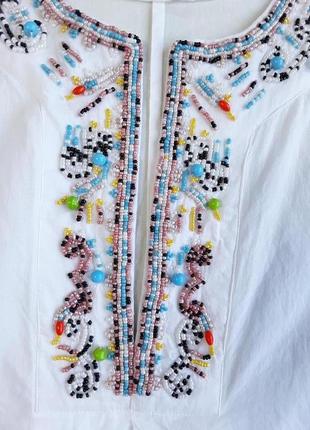 Стильна батистовая блузка з тонкої тканини від zara5 фото