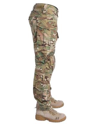 Бойові штани idogear g3 combat pants multicam з наколінниками3 фото