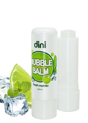 Гигиеническая помада "свежий мохито" dini bubble balm fresh mohito