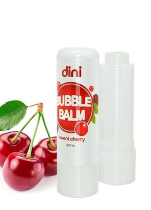 Гігієнічна помада «солодка вишня» dini bubble balm sweet cherry1 фото