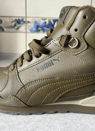 Зимние мужские высокие кроссовки puma1 фото