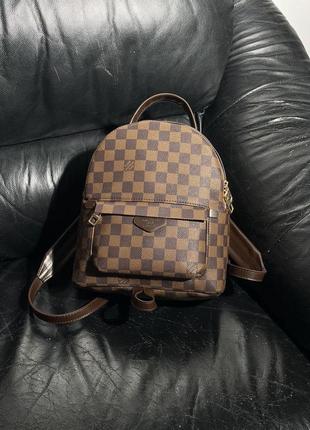 Женский рюкзак louis vuitton palm springs backpack brown