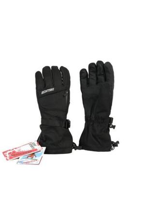 Рукавиці чоловічі echt sports гірськолижні чорний (hx012-1-black) — l