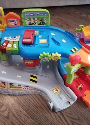 Vtech гараж трек парковка дорога набор go go toot toot drivers