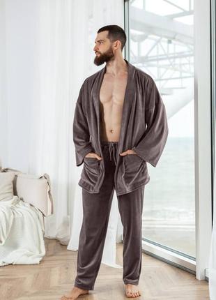 Ткплый домашний костюм, пижама1 фото
