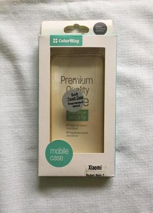 Чохол xiaomi redmi note 7 пластиковий cw-cplxrn7-bu.