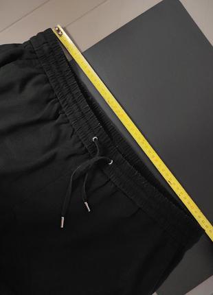 Брюки штани чоловічі прямі звужені знизу чорні ostin, розмір l7 фото