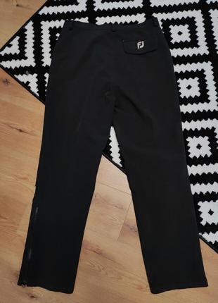 Брюки штани чоловічі спортивні прямі широкі довгі балонові чорні fj, розмір l - xl3 фото