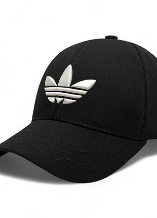 Кепка adidas liliya черная с белым логотипом. размеры: m (54-59) / l (59-62)