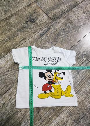 Футболка, disney, р. 80, 9-12мес. 5