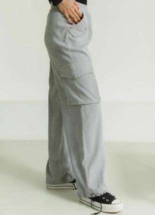 Молодежные вельветовые брюки карго с карманом из качественной итальянской ткани 42-52 размеры разные цвета6 фото