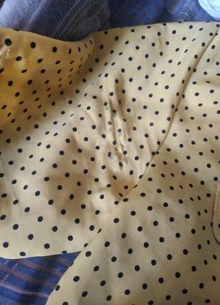 Летняя блузка в горошек2 фото