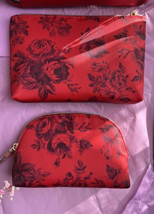 3 в 1 косметичка 3-piece makeup bag victoria’s secret2 фото