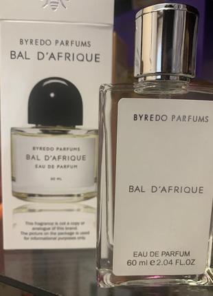 В стилі аромата byredo bal d'afrique💖 роскошный нишевый унисекс аромат тестер 60 мл