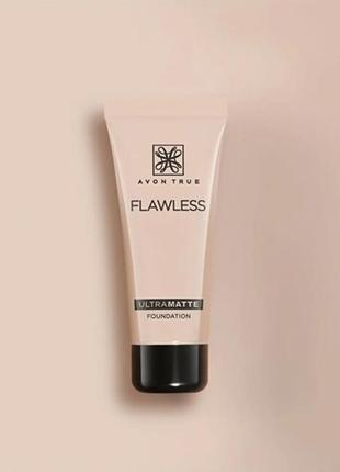 Матуючий тональний крем для обличчя " бездоганний тон " ( alabaster, light beige ,natural beige, light nude ) avon  30ml.