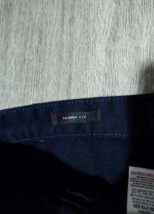 Мужские темно-синие джинсы / next / штаны / брюки / мужская одежда / чоловічий одяг / skinny2 фото
