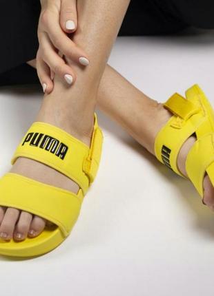 Сандали puma sandal yellow сандалі босоніжки босоножки3 фото