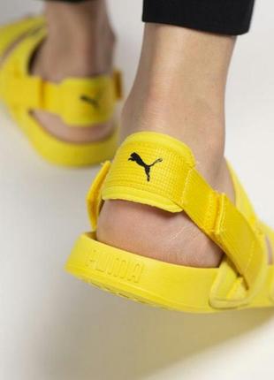 Сандали puma sandal yellow сандалі босоніжки босоножки4 фото