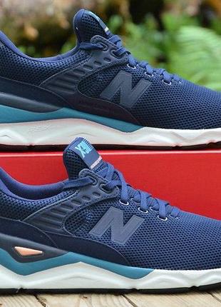 Оригинал  new balance! кроссовки лёгкие синие летние модель x-90, msx90txa нью беланс