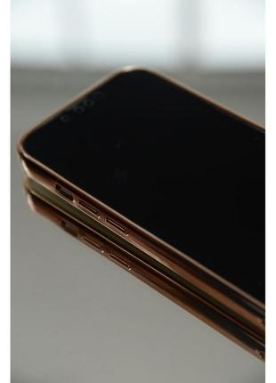 Чехол для iphone 14 promax с magsafe плотный чехол на айфон золотой4 фото