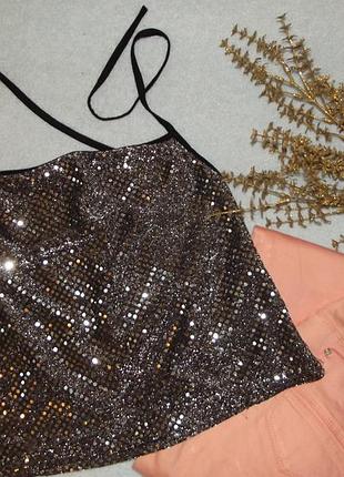 Суперський топ в паєтках made in uk