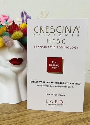 Оригинальный ампула crescina transdermic re-growth and anti-hair loss средство для стимулирования роста и против выпадения волос для женщин