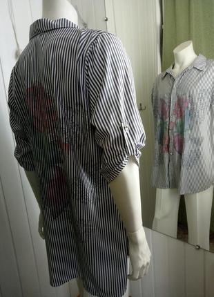 Длинная летняя блузка3 фото
