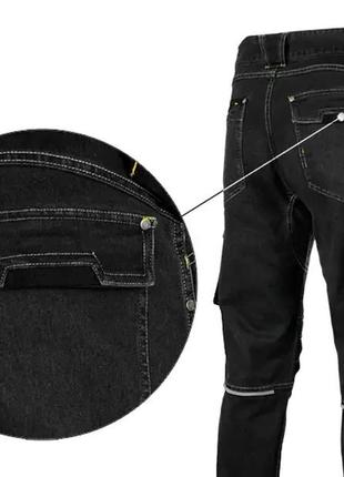 Робочі джинсові штани jeans stretch black польша l-3xl3 фото