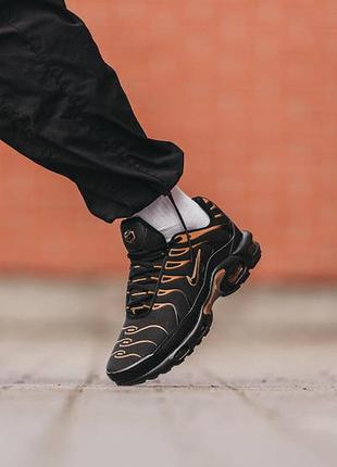 ✅ кроссовки nike air max tn plus (black/gold)