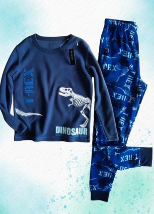 Теплая флисовая пижама dunnes