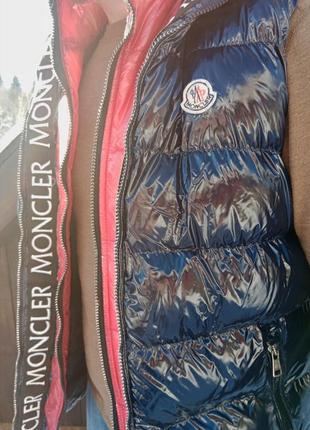 Стильна чоловіча жилетка moncler оригінал4 фото