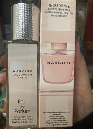 Парфум в стилі narciso rodriguez narciso eau de parfum cristal тестер 40 мл1 фото