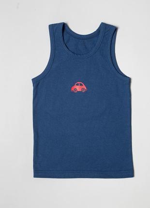 Майка для мальчика "машинка" "мамин дім"