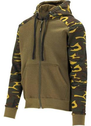 Худі з капюшоном і блискавкою yato розм.xxl, 2 кишені, колір "хакі" матеріал 80%-бав, 20%-поліес yt-79224