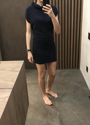 Трикотажне сині плаття zara