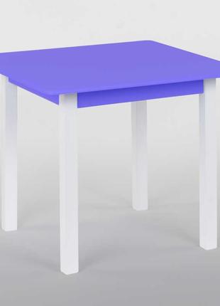 Гр столик 60*60 колір фіолетовий, квадратний (1) высота 52 см. "игруша"1 фото