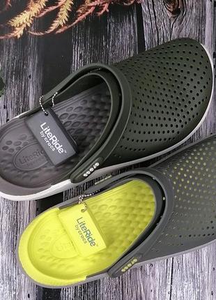 Чоловічі крокси сабо crocs literide хіт продажів усі розміри у наявності3 фото